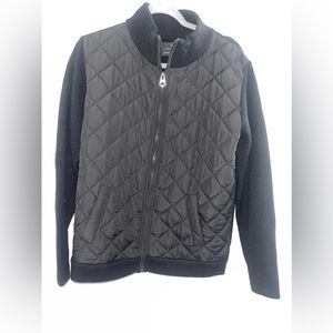 7 Diamonds Black Quilted Jacket
